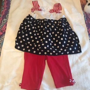 Matching outfit girls 5T authentic kids